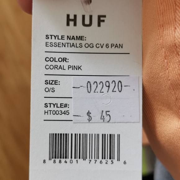 HUF cap (coral pink) - Picture 4 of 4